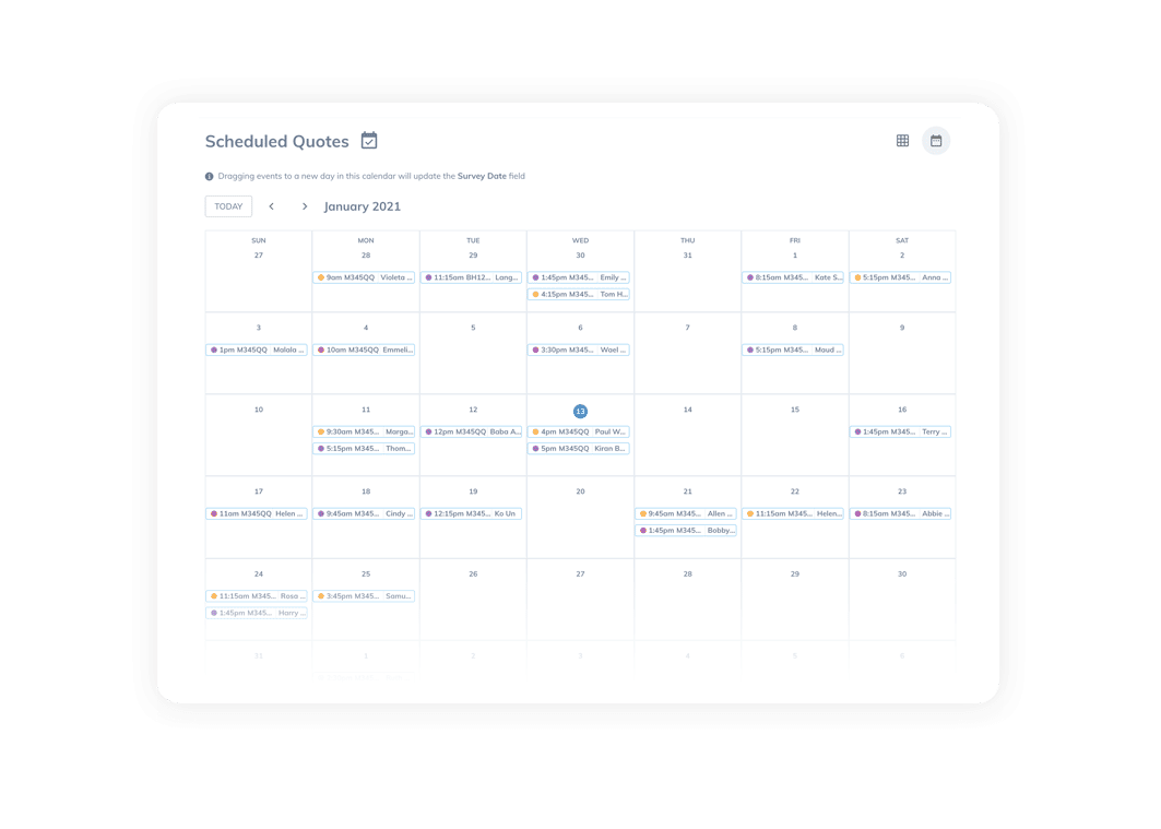 Schedule Quotes